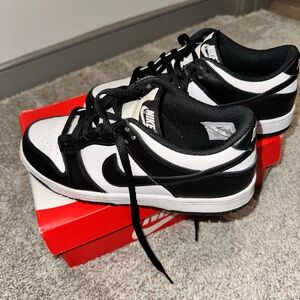 Nike Dunk Low GS in Black and White
